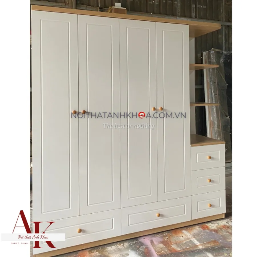 Tủ Quần Áo Giá Rẻ Gỗ MDF Chất Lượng Uy Tín Giá Tốt