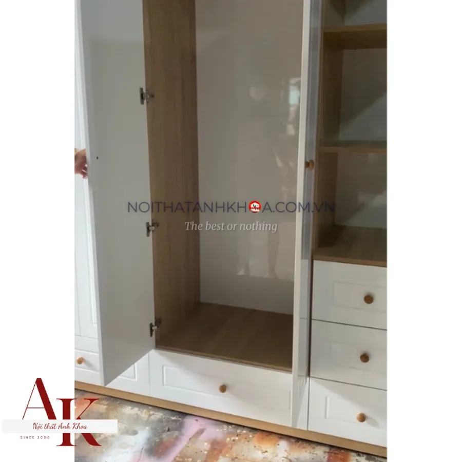 Tủ Quần Áo Giá Rẻ Gỗ MDF Chất Lượng Uy Tín Giá Tốt