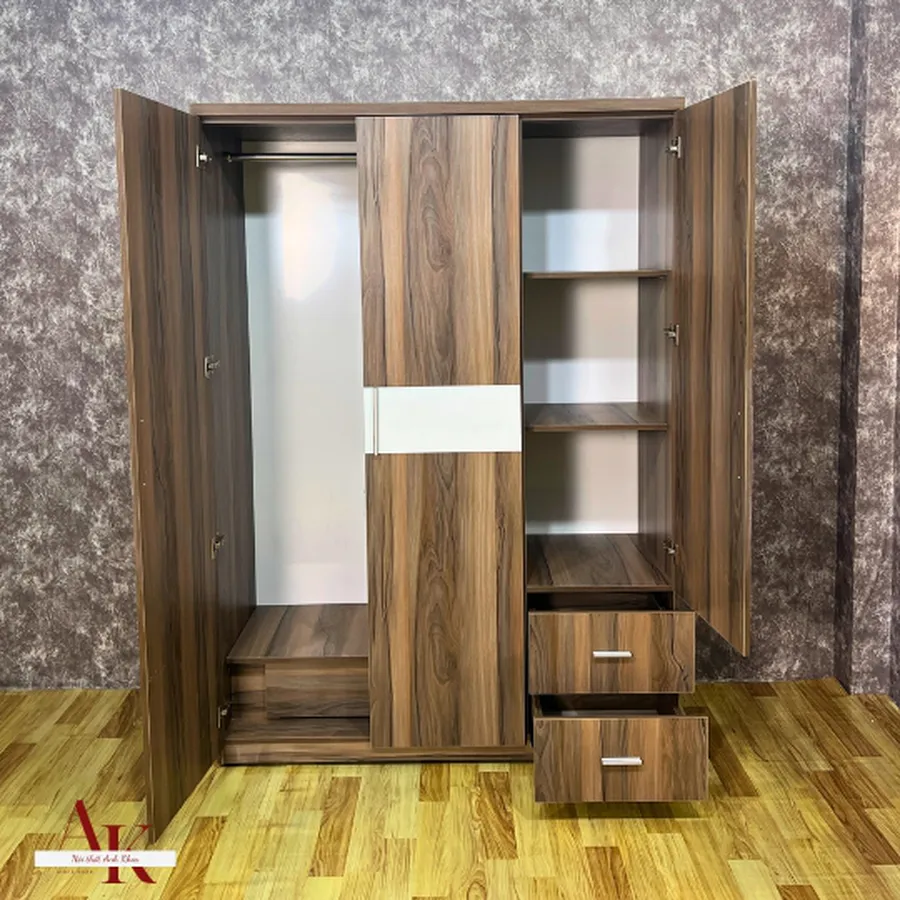Tủ Quần Áo Giá Rẻ Gỗ MDF 3 Cánh Đơn Giản Tiện Lợi