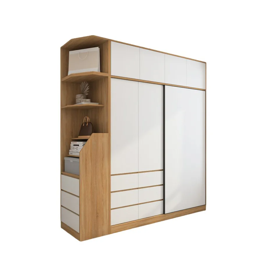 Tủ Quần Áo Gỗ Công Nghiệp Cao Cấp Hiện Đại