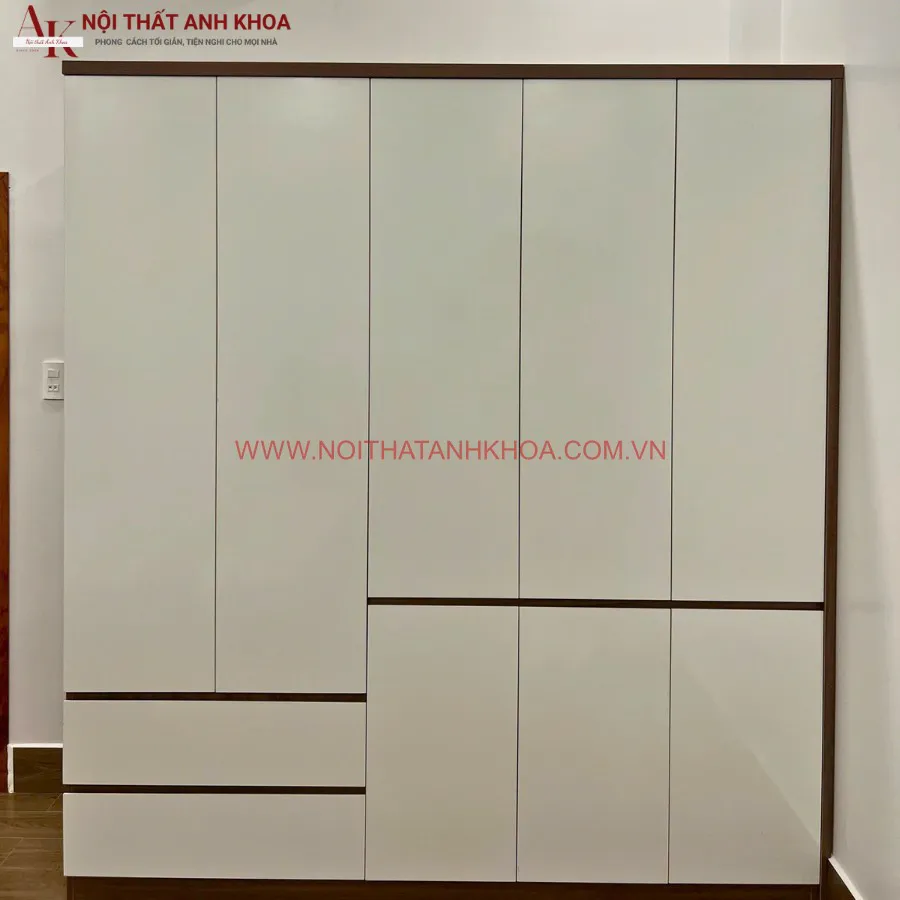 Tủ Quần Áo Gỗ Công Nghiệp MDF Đa Dạng Kích Thước Mẫu Mã