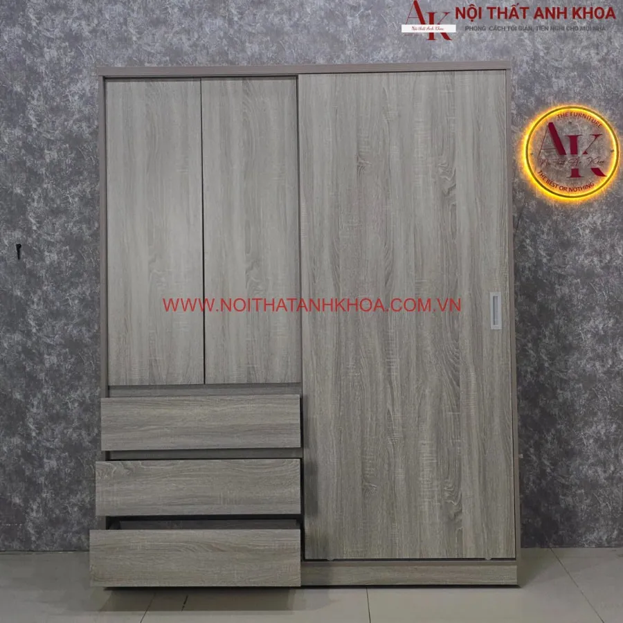 Tủ Quần Áo Gỗ Ép Màu Sắc Đẹp