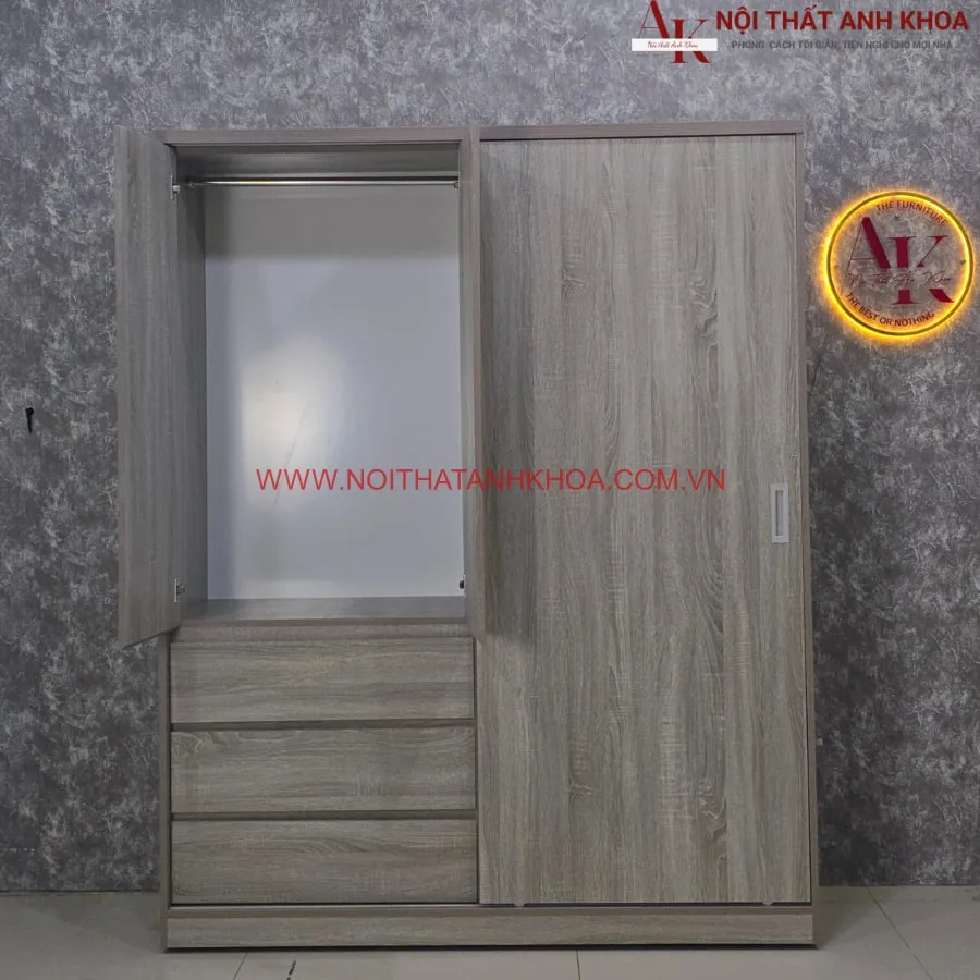 Tủ Quần Áo Gỗ Ép Màu Sắc Đẹp