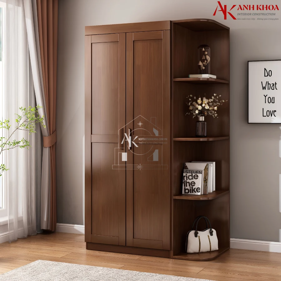 Tủ Quần Áo Gỗ Ghép Chắc Chắn Bền Đẹp