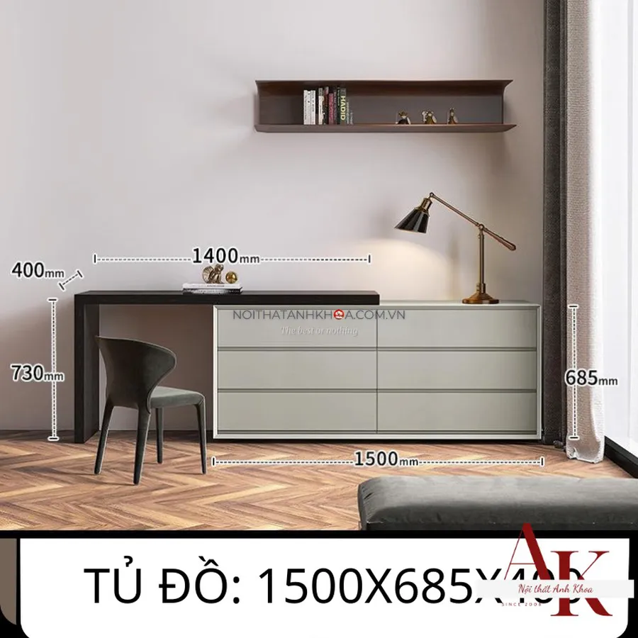 Tủ Quần Áo MINI Gỗ Công Nghiệp Đẹp Hiện Đại Nhỏ Gọn