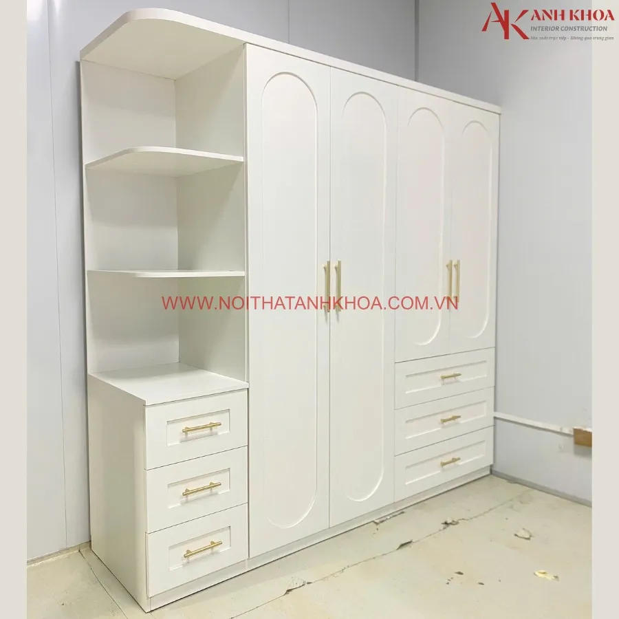 Tủ Quần Áo Phong Cách Tân Cổ Điển Đẹp Cao Cấp