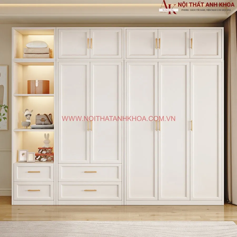 Tủ Quần Áo Tân Cổ Điển Phong Cách Sang Trọng