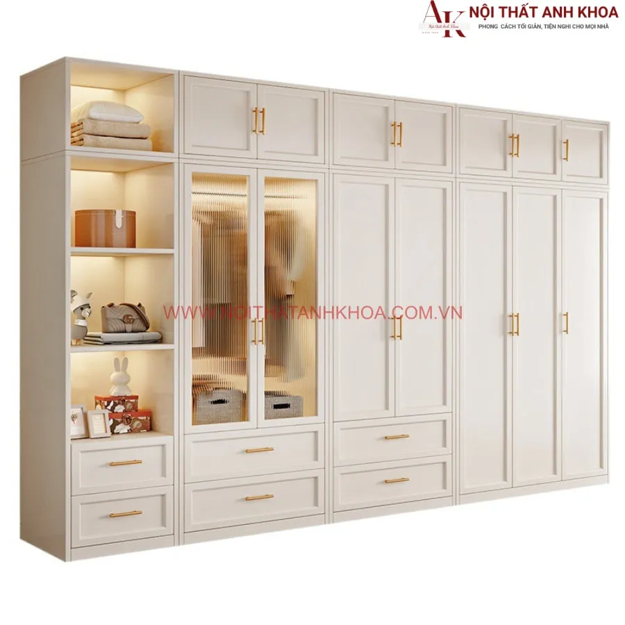 Tủ Quần Áo Tân Cổ Điển Phong Cách Sang Trọng