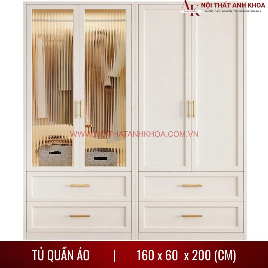 Tủ Quần Áo Tân Cổ Điển Phong Cách Sang Trọng