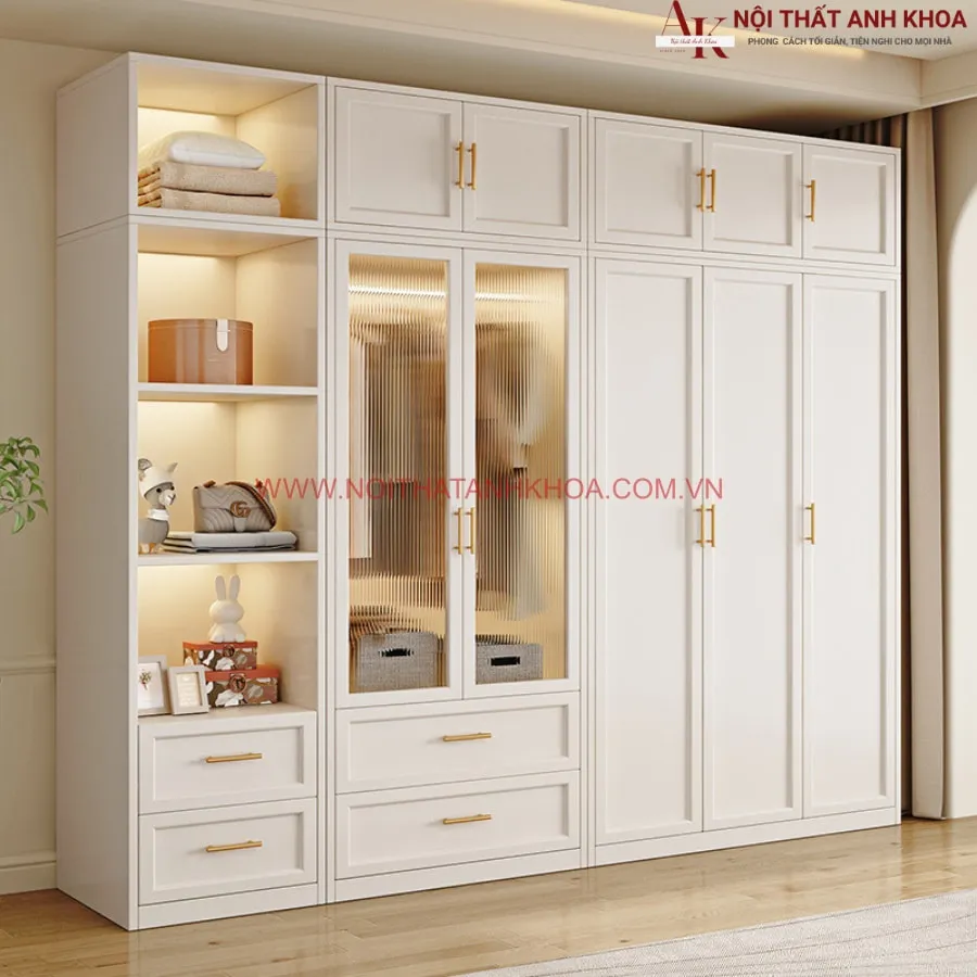 Tủ Quần Áo Tân Cổ Điển Phong Cách Sang Trọng