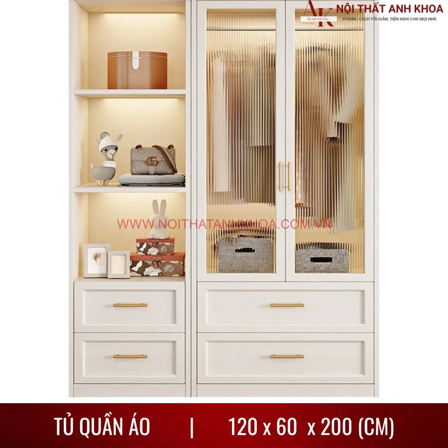 Tủ Quần Áo Tân Cổ Điển Phong Cách Sang Trọng