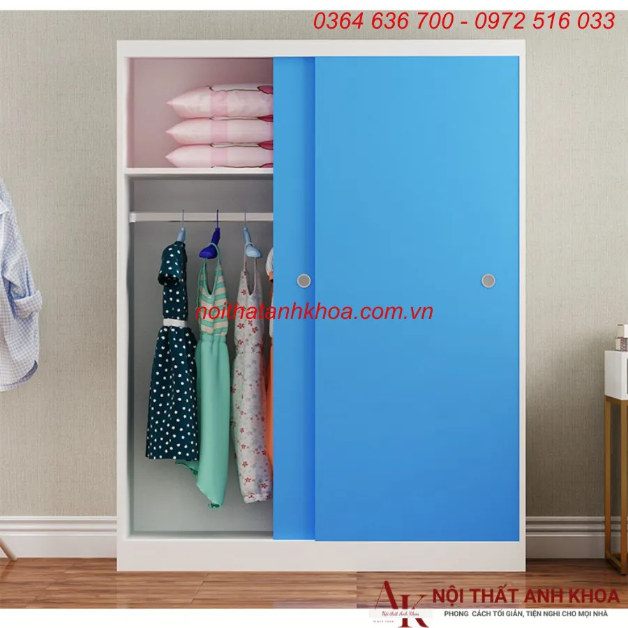 Tủ Quần Áo Trẻ Em Gỗ Công Nghiệp Đa Dạng Kích Thước Mẫu Mã
