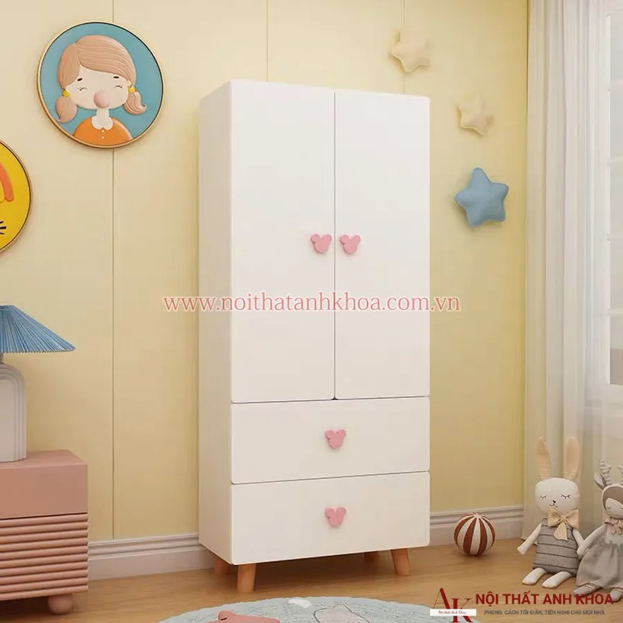 Tủ Quần Áo Trẻ Em Gỗ Công Nghiệp Đẹp Hiện Đại