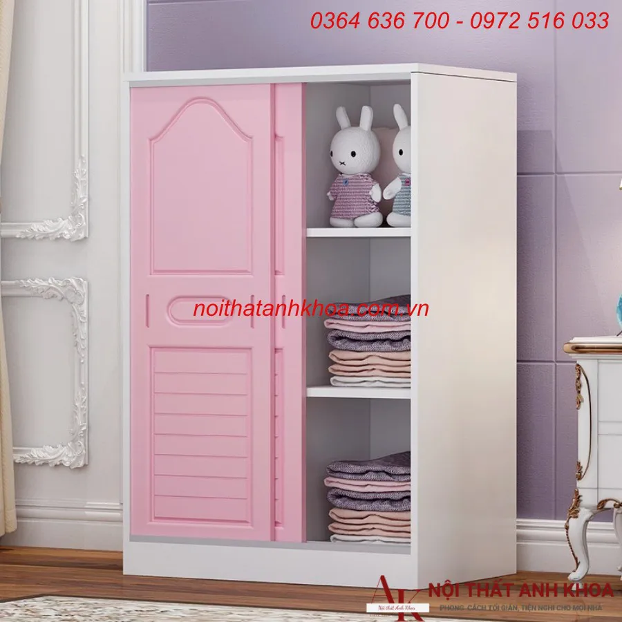 Tủ Quần Áo Trẻ Em Gỗ Công Nghiệp Giá Rẻ HCM