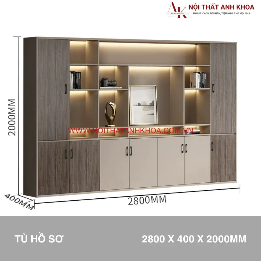 Tủ Tài Liệu Phòng Giám Đốc Thiết Kế Sang Trọng Đẳng cấp