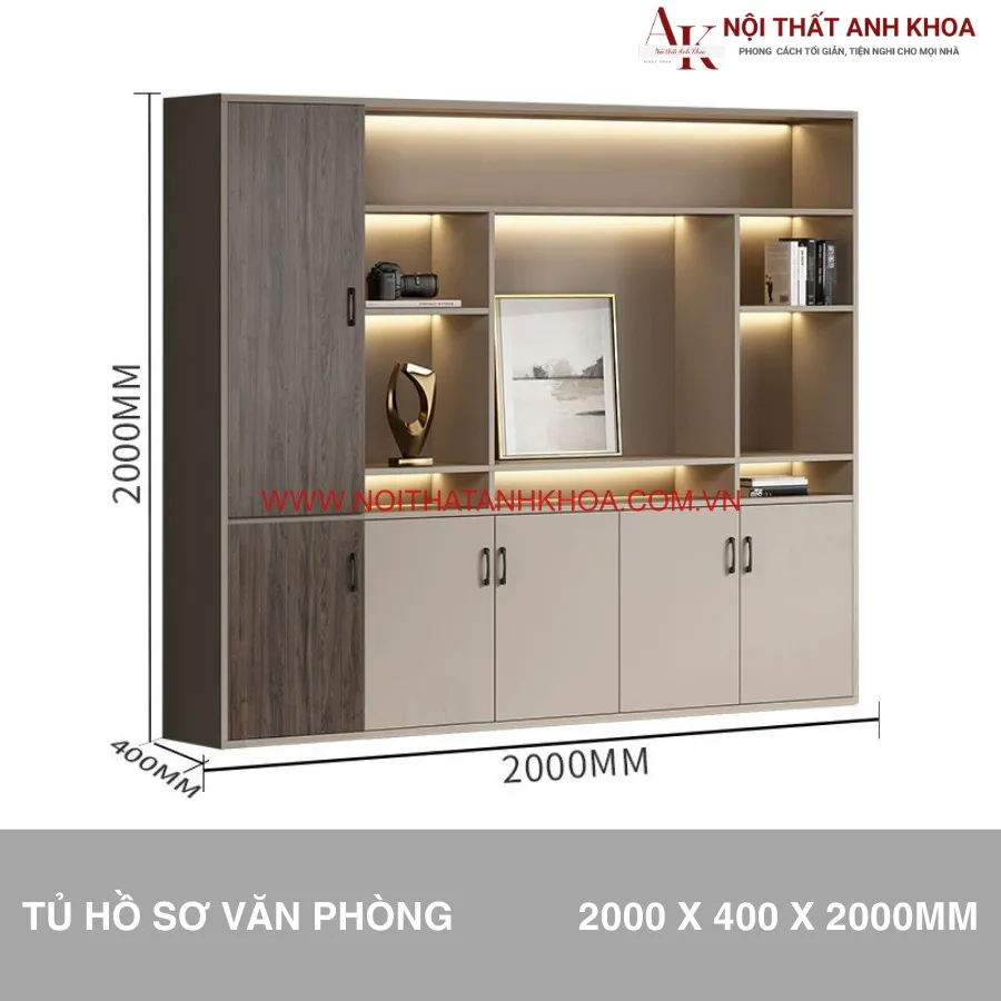 Tủ Tài Liệu Phòng Giám Đốc Thiết Kế Sang Trọng Đẳng cấp