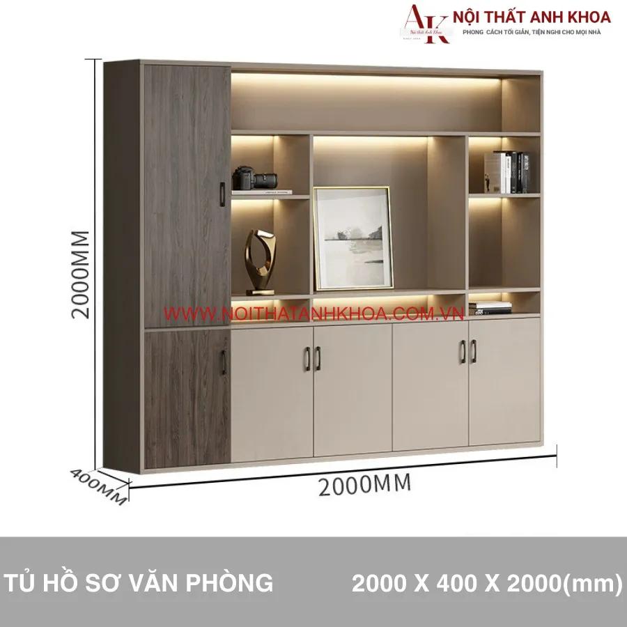 Tủ Tài Liệu Phòng Giám Đốc Thiết Kế Sang Trọng Đẳng cấp