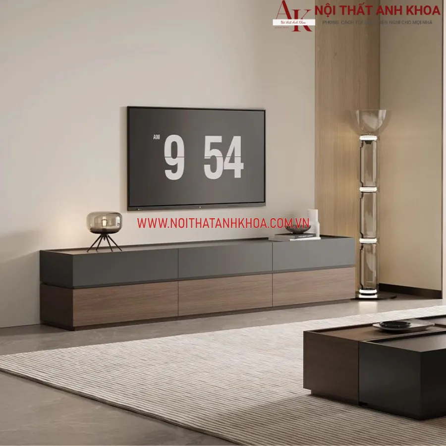Tủ Tivi Phòng Khách Gỗ Công Nghiệp Đẹp Hiện Đại