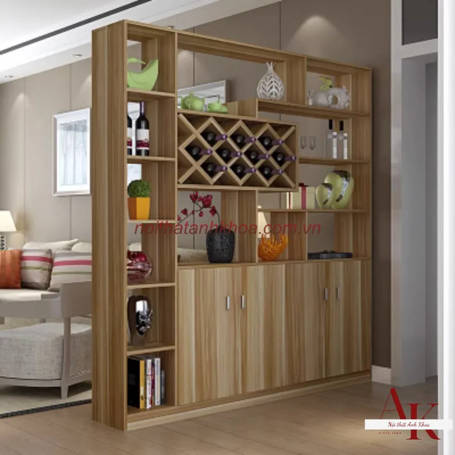 Vách Ngăn Gỗ MDF Thiết Kế Hiện Đại Giá Rẻ