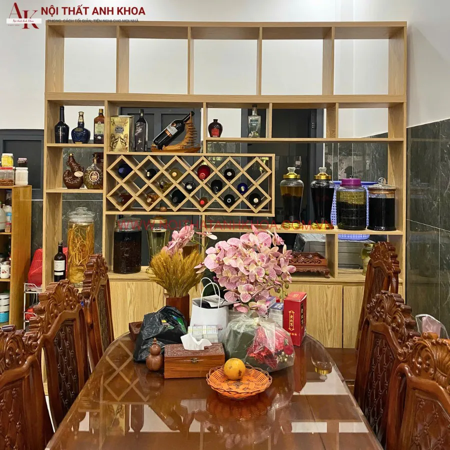 Vách Ngăn Gỗ MDF Thiết Kế Hiện Đại Giá Rẻ