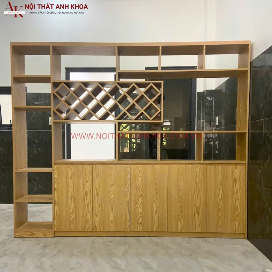 Vách Ngăn Gỗ MDF Thiết Kế Hiện Đại Giá Rẻ