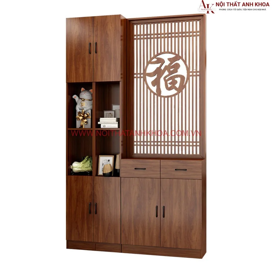 Vách Ngăn Phòng Khách Có Hoa Văn Đẹp Hiện Đại