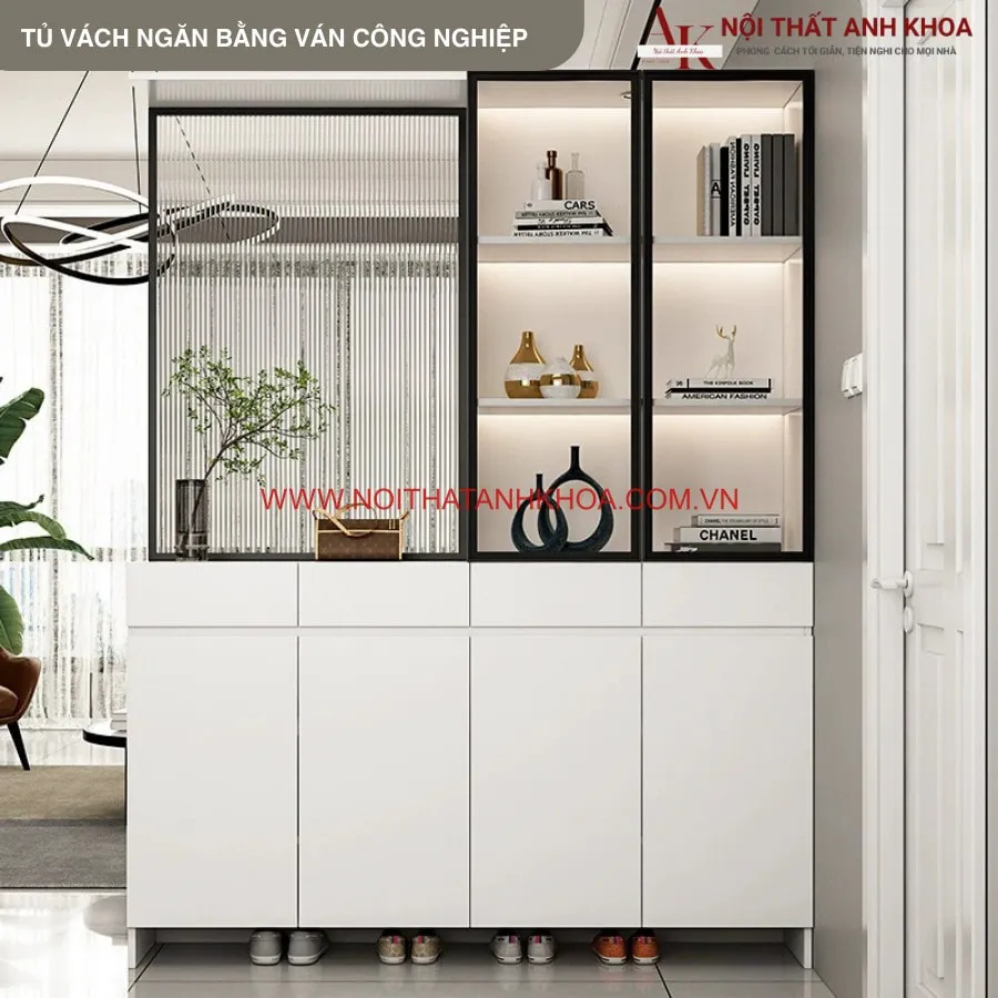 Vách Ngăn Phòng Khách Thiết Kế Sang Trọng Đẳng Cấp