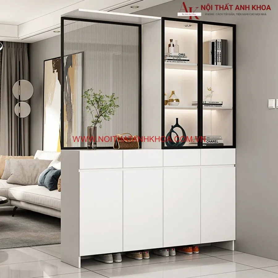 Vách Ngăn Phòng Khách Thiết Kế Sang Trọng Đẳng Cấp