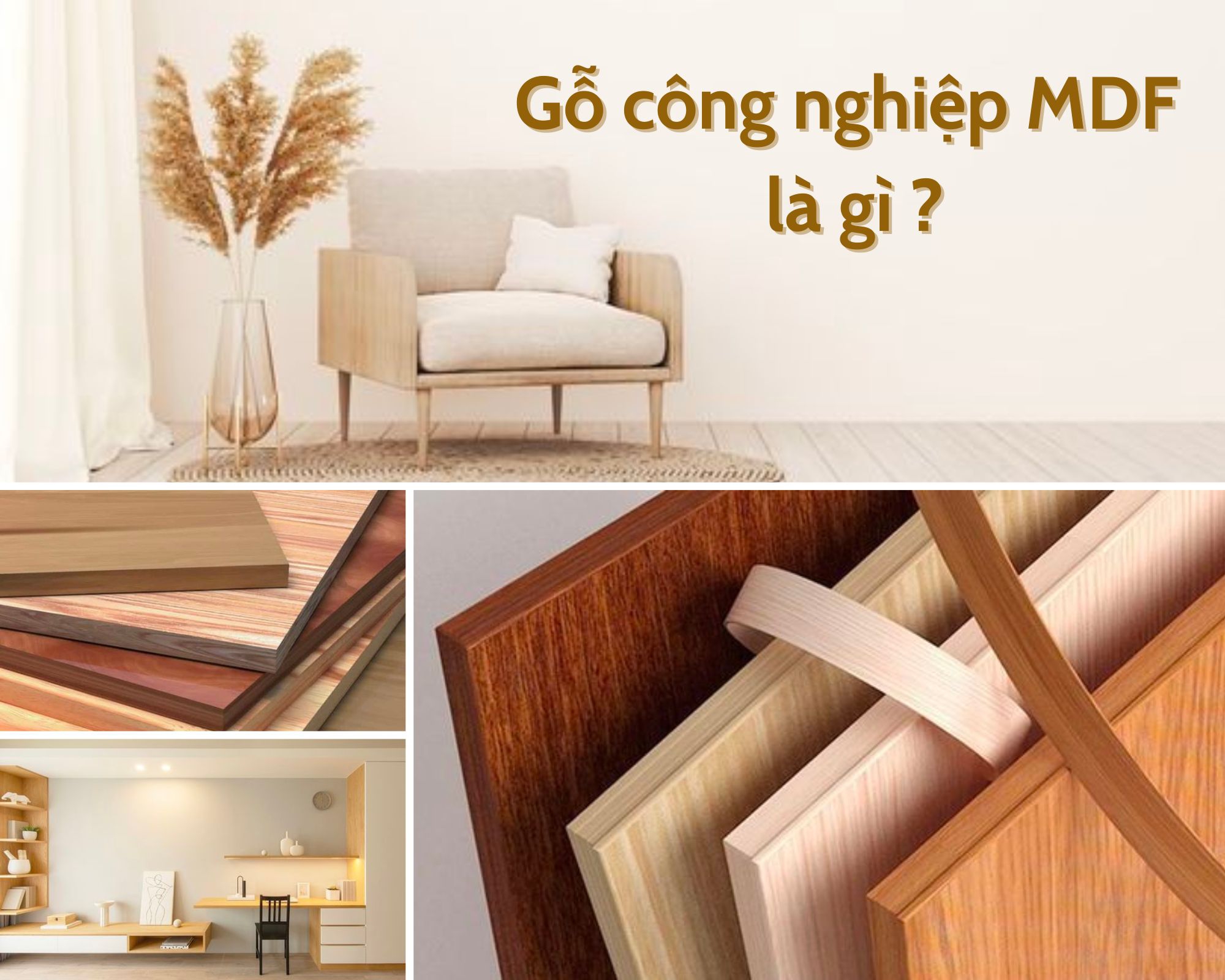 Gỗ công nghiệp MDF là gì ? Đặc điểm và cách bảo quản gỗ công nghiệp MDF.