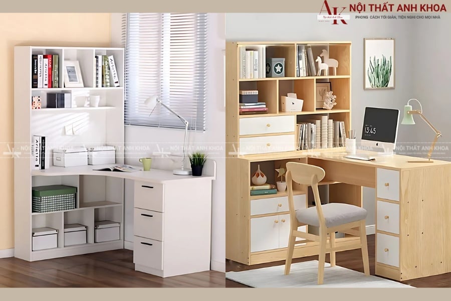 Tiêu chí chọn mua bàn học chữ L cho phòng nhỏ Tiêu chí chọn mua bàn học chữ L cho phòng nhỏ