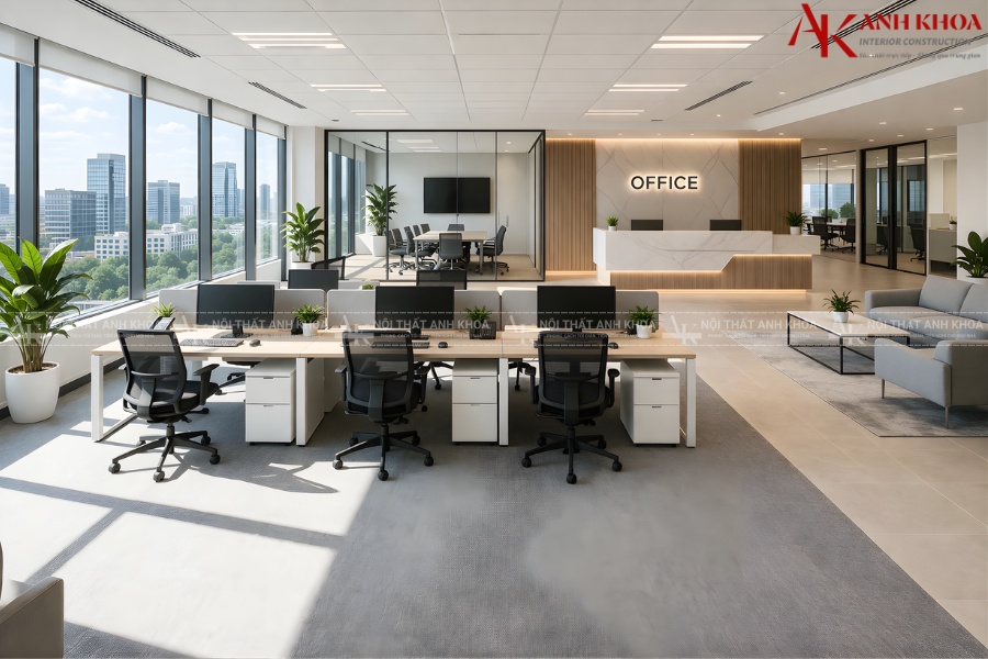 Mẫu thiết kế nội thất công ty cho doanh nghiệp hiện đại Mẫu thiết kế nội thất công ty cho doanh nghiệp hiện đại