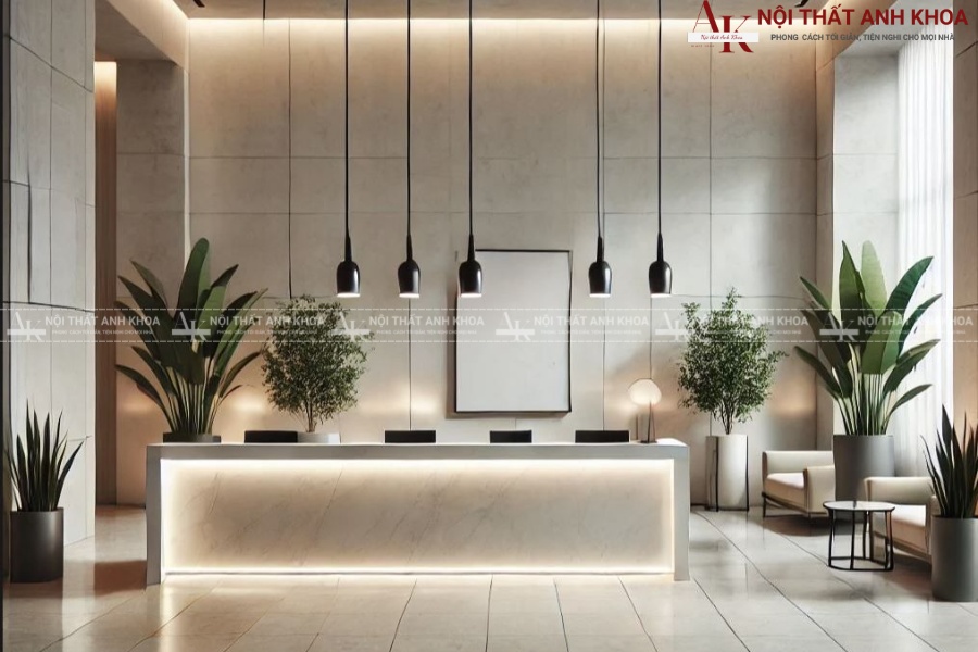 Tiêu chuẩn về kích thước quầy lễ tân Tiêu chuẩn về kích thước quầy lễ tân