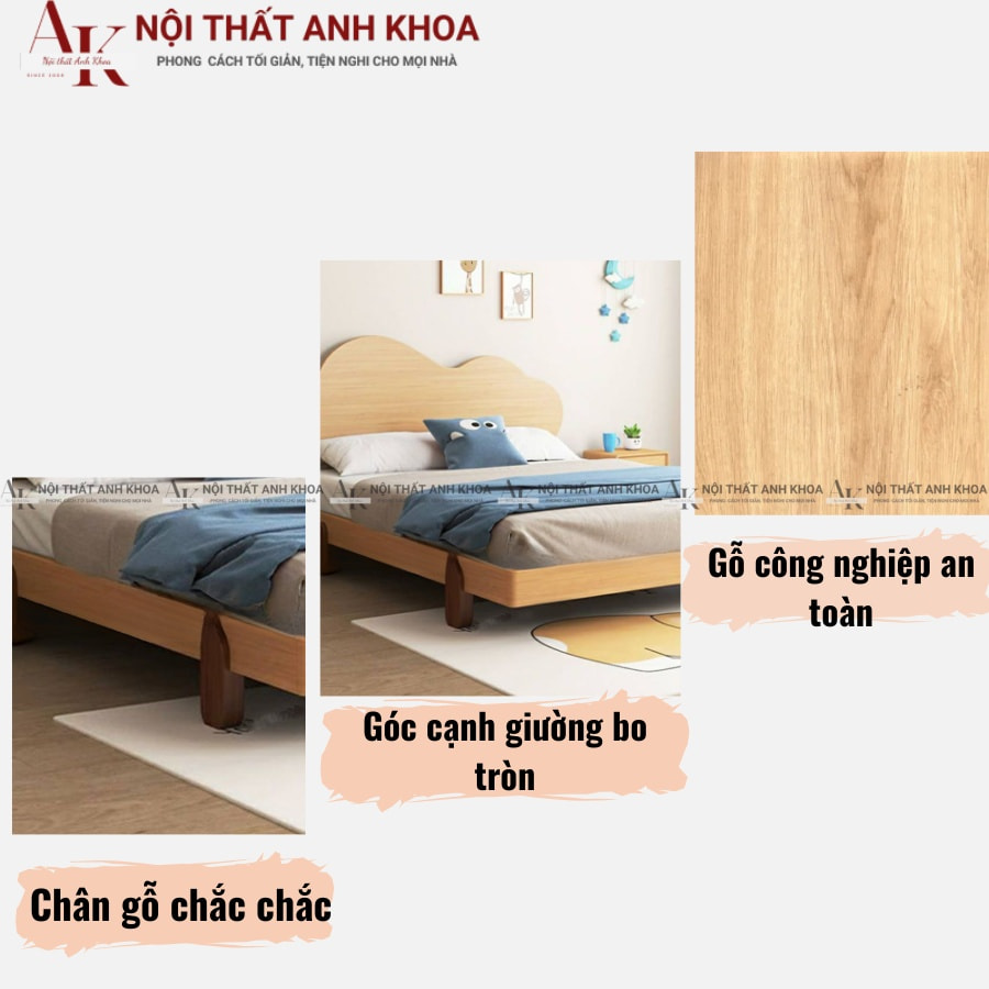 Tính an toàn của phòng ngủ gỗ công nghiệp cho bé gái Tính an toàn của phòng ngủ gỗ công nghiệp cho bé gái