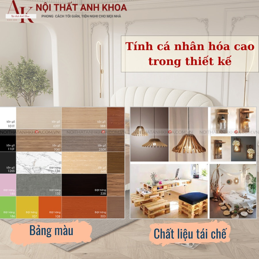 Giường ngủ trong tính cá nhân hóa cao trong thiết kế Giường ngủ trong tính cá nhân hóa cao trong thiết kế