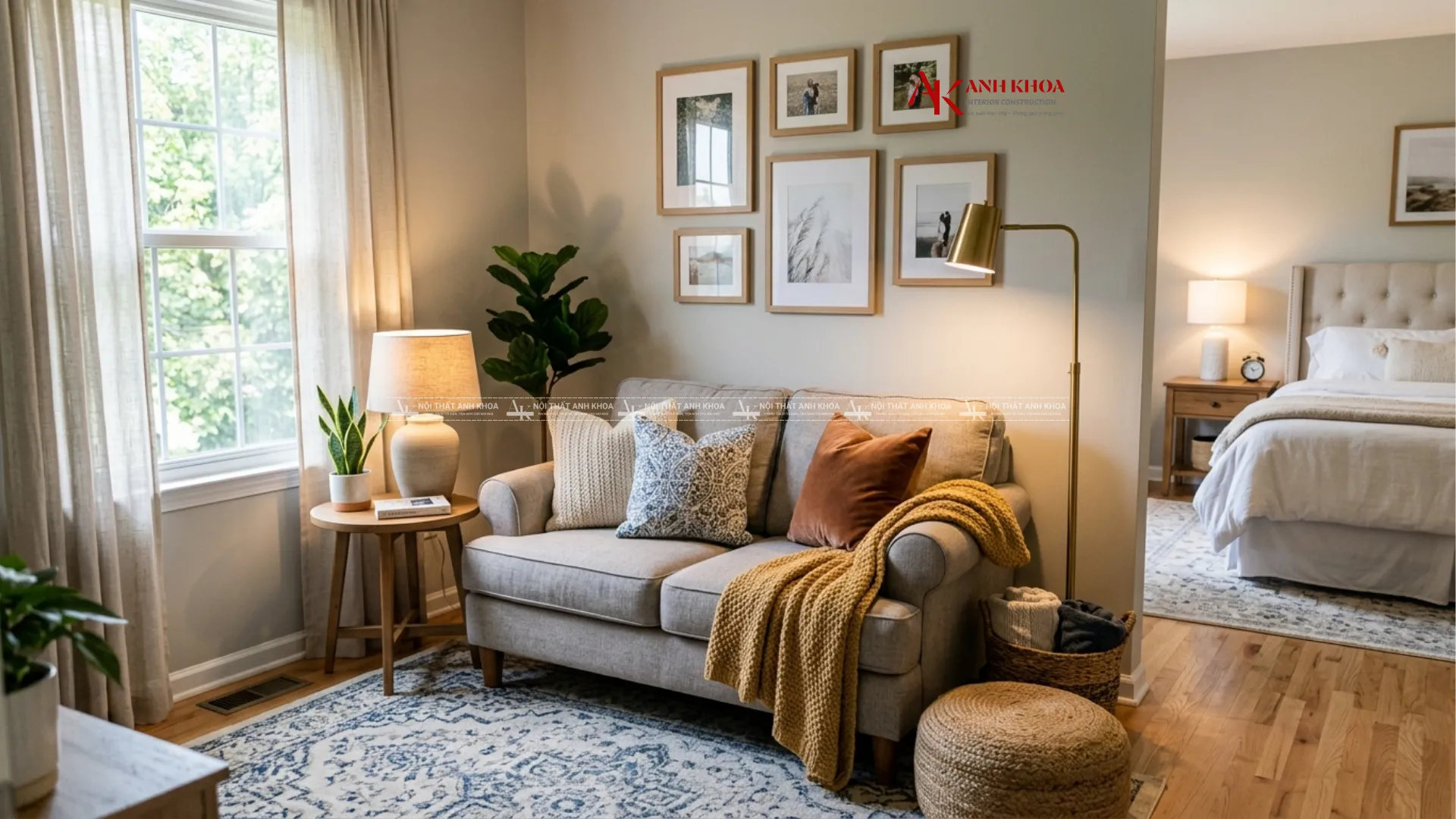 Một chiếc sofa - Muôn vàn khoảnh khắc thư giãn trong phòng ngủ Một chiếc sofa - Muôn vàn khoảnh khắc thư giãn trong phòng ngủ