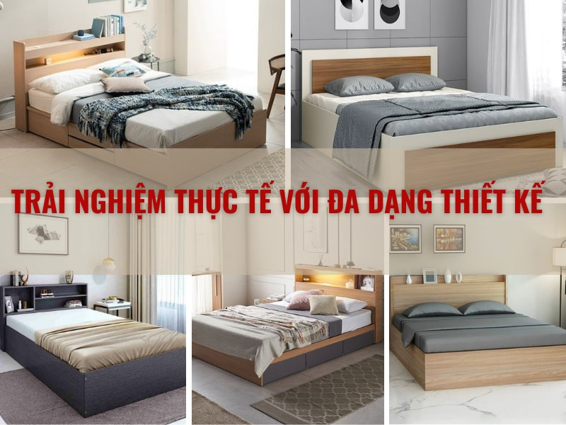 Trải nghiệm thực tế với đa dạng thiết kế Trải nghiệm thực tế với đa dạng thiết kế