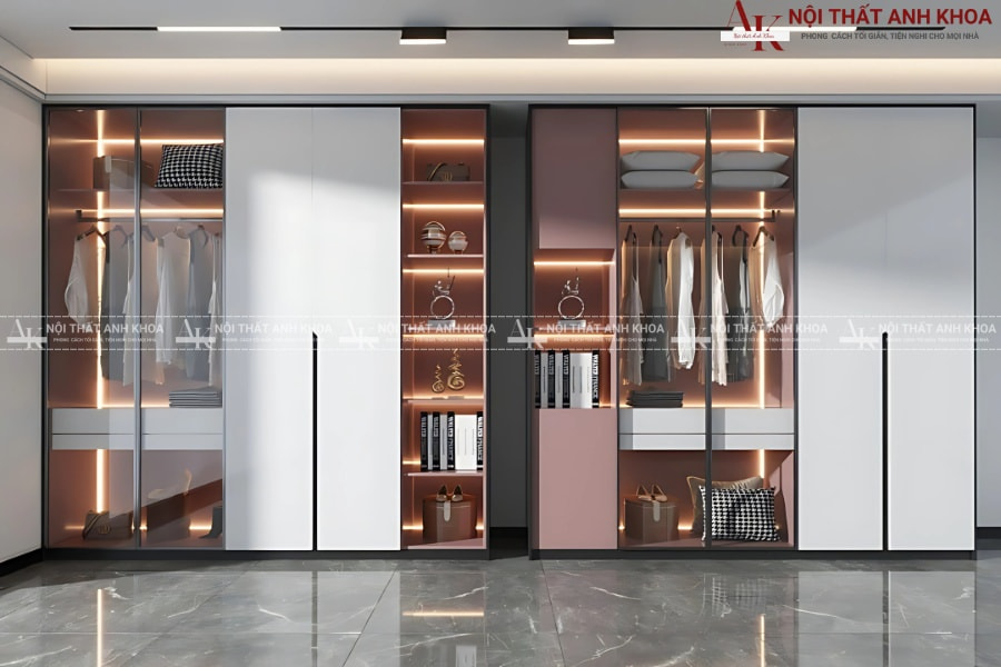 Mẫu tủ quần áo kịch trần đẹp cho căn hộ nhỏ Mẫu tủ quần áo kịch trần đẹp cho căn hộ nhỏ
