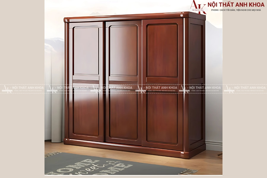 Tủ quần áo gỗ tự nhiên - Mang vẻ đẹp trường tồn Tủ quần áo gỗ tự nhiên - Mang vẻ đẹp trường tồn