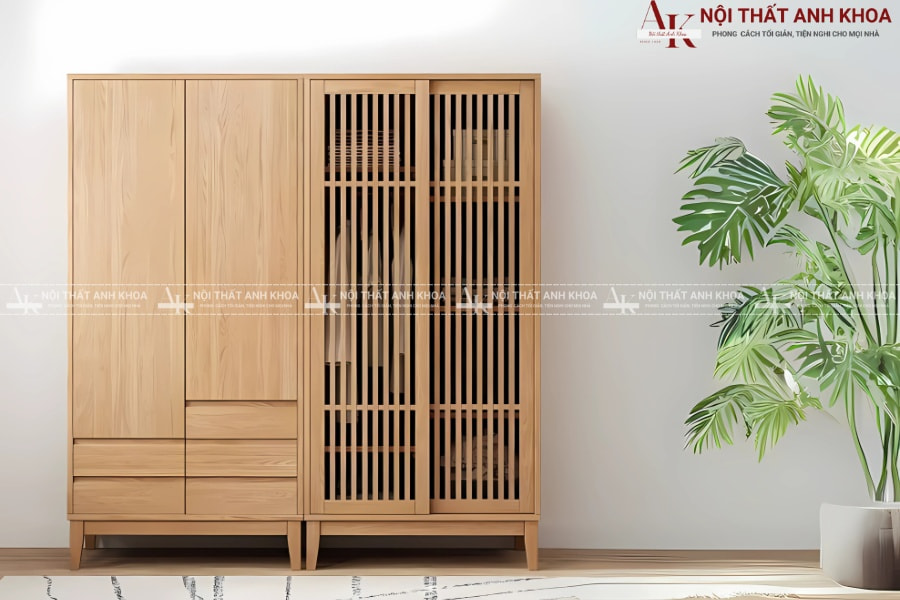 Mẫu tủ áo gỗ tự nhiên - Chất lượng từ thiên nhiên Mẫu tủ áo gỗ tự nhiên - Chất lượng từ thiên nhiên