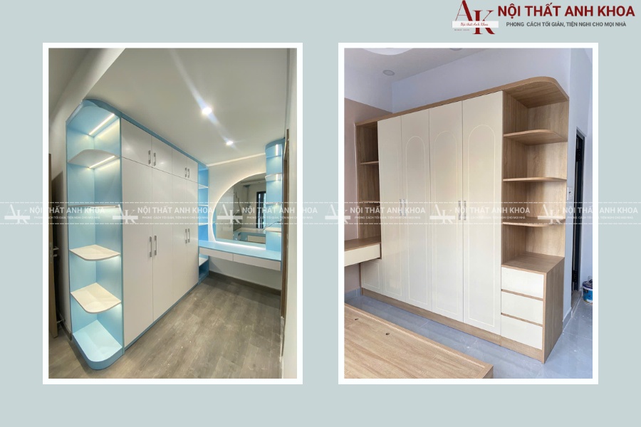 Những mẫu tủ quần áo nhiều ngăn đẹp và đa năng Những mẫu tủ quần áo nhiều ngăn đẹp và đa năng