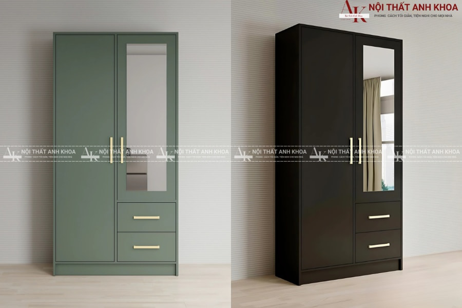 Tủ áo sắt 2 cánh - Giải pháp lưu trữ gọn gàng
