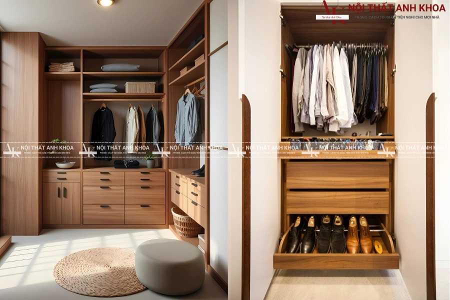 Tủ áo treo tường gỗ MDF bền đẹp, giá tốt Tủ áo treo tường gỗ MDF bền đẹp, giá tốt