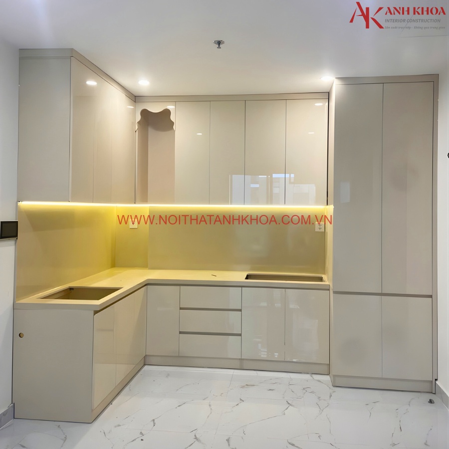 Vẻ đẹp sang trọng và tinh tế của hệ tủ Acrylic bóng dương Vẻ đẹp sang trọng và tinh tế của hệ tủ Acrylic bóng dương