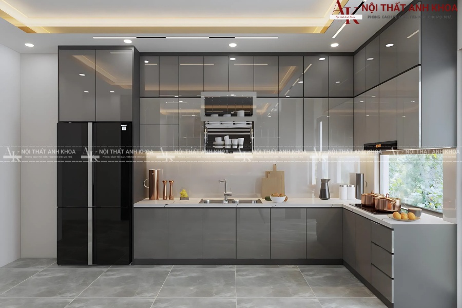 Thiết kế tủ bếp đẹp cho biệt thự - Đẳng cấp từng chi tiết Thiết kế tủ bếp đẹp cho biệt thự - Đẳng cấp từng chi tiết