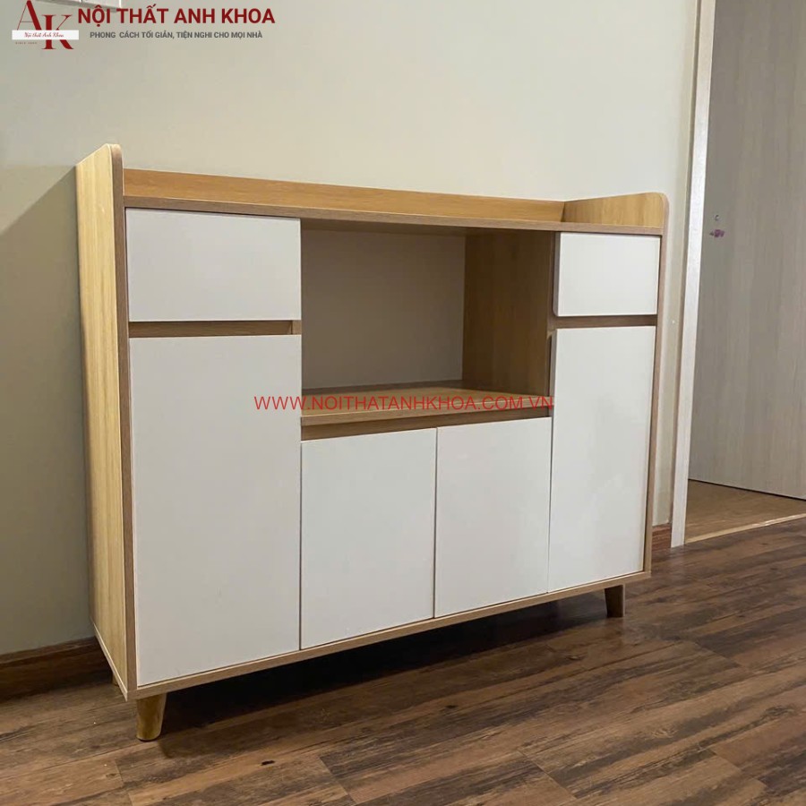 Tủ bếp đẹp màu vàng vân gỗ ấm áp Tủ bếp đẹp màu vàng vân gỗ ấm áp