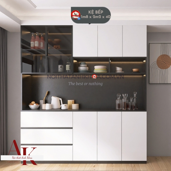 Tủ Bếp Cánh Kính Gỗ Công Nghiệp Mdf Đẹp Sang Trọng Sắc Nét Tủ Bếp Cánh Kính Gỗ Công Nghiệp Mdf Đẹp Sang Trọng Sắc Nét