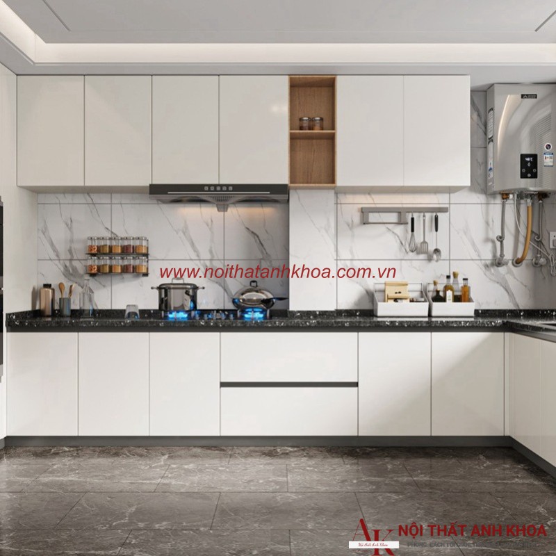 Tủ bếp gỗ công nghiệp MDF cao cấp chống ẩm giá tốt Tủ bếp gỗ công nghiệp MDF cao cấp chống ẩm giá tốt