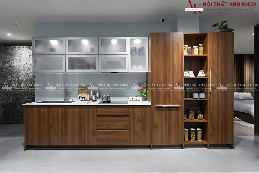 Mẫu tủ bếp An Cường giá rẻ nhưng vẫn sang trọng Mẫu tủ bếp An Cường giá rẻ nhưng vẫn sang trọng