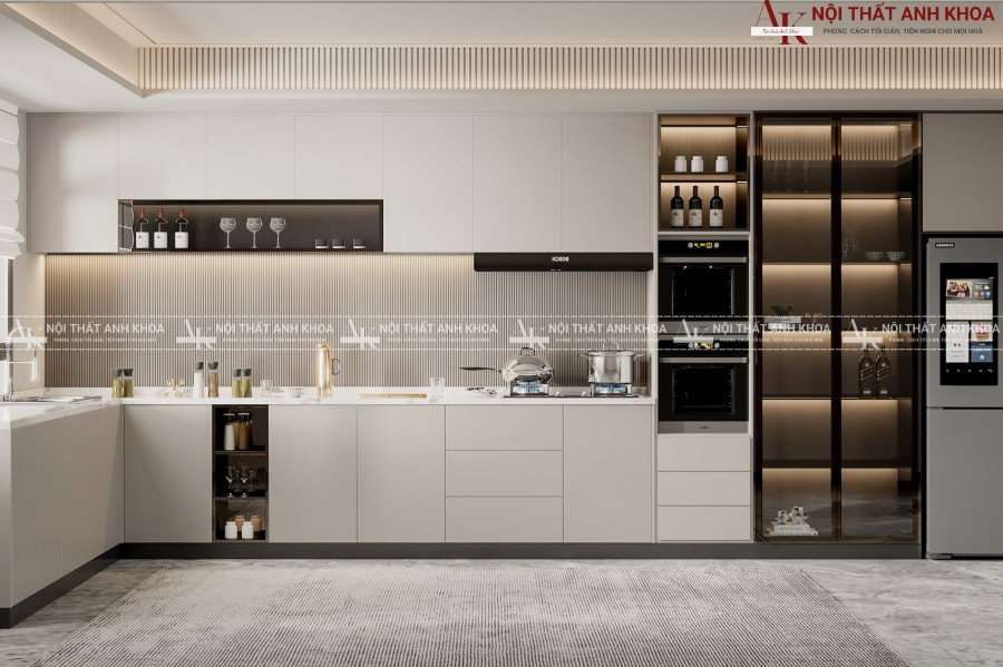 Mẫu tủ bếp thông minh hiện đại - Lựa chọn hoàn hảo cho gia đình Việt Mẫu tủ bếp thông minh hiện đại - Lựa chọn hoàn hảo cho gia đình Việt