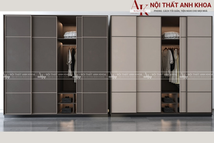 Tủ cánh trượt kịch trần Tủ cánh trượt kịch trần